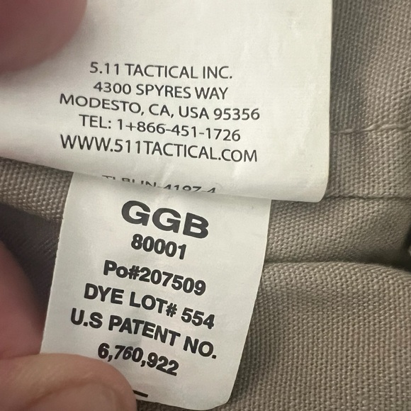 511 tactical gear men’s extra large front zip vest with pouches pockets etc - Picture 7 of 7